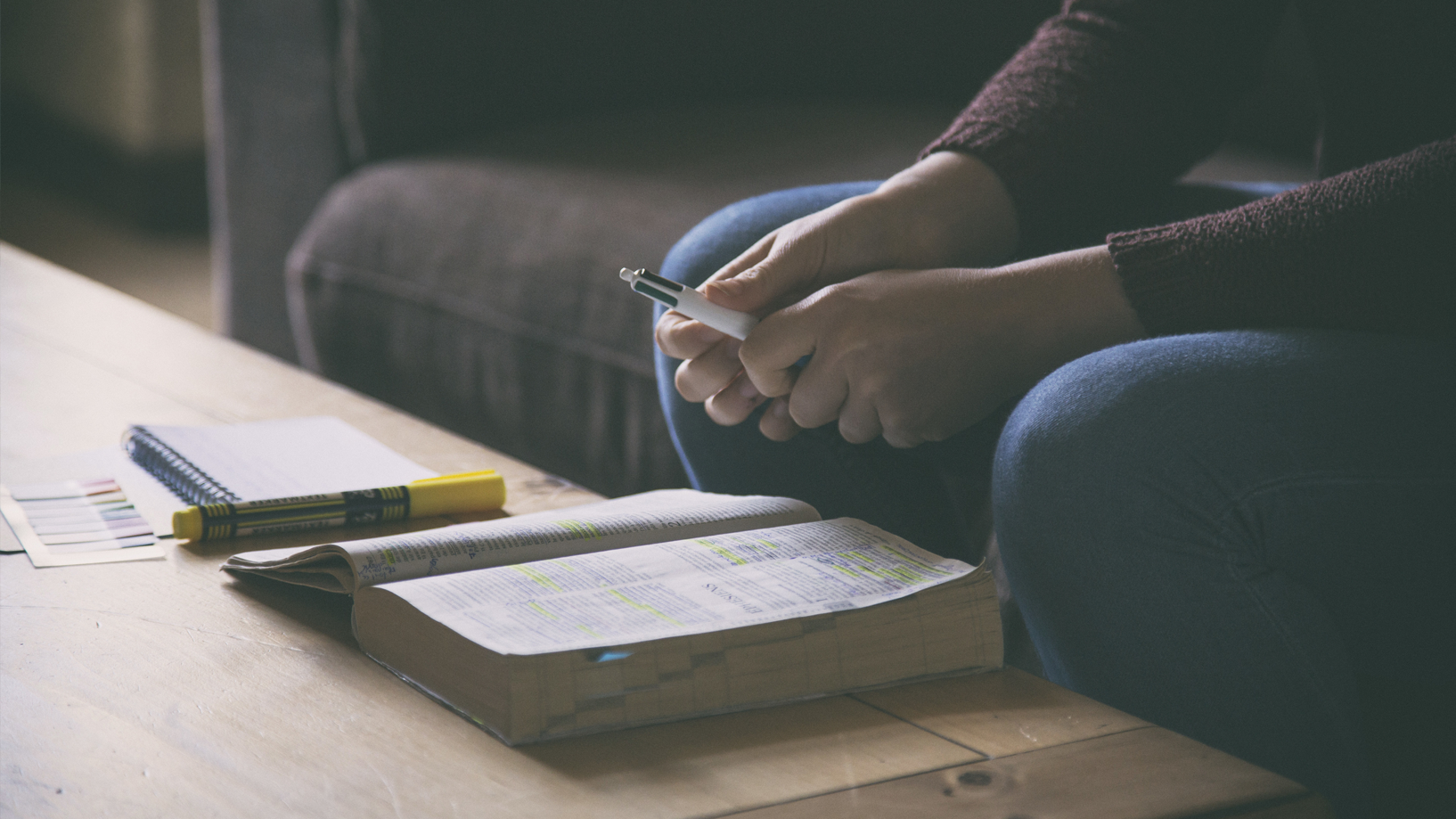 Man Reading Bible