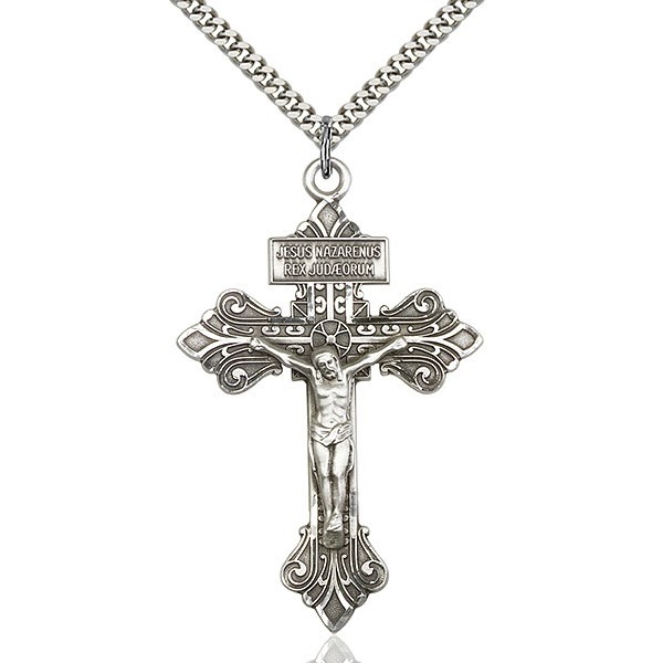 Pardon Crucifix – Sterling Silver – St. Paul Street Evangelization