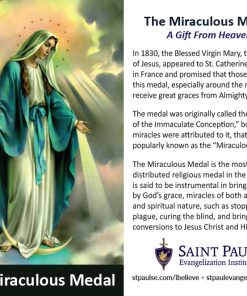 St. Benedict Medal – Sterling Silver – St. Paul Street Evangelization
