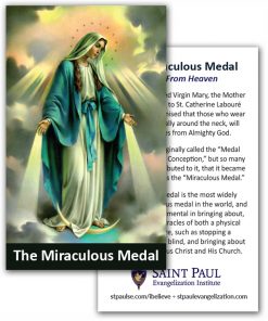 St. Benedict Medal – Sterling Silver – St. Paul Street Evangelization