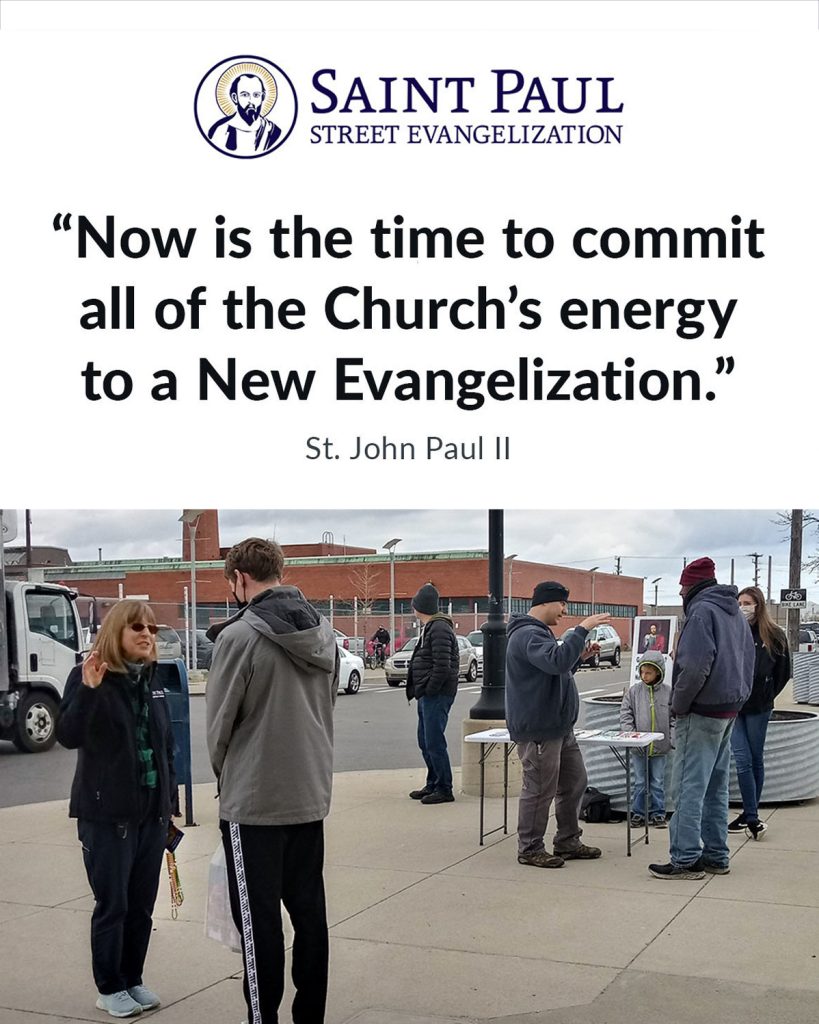 Virtual Street Evangelization Workshop February 22 St Paul Street