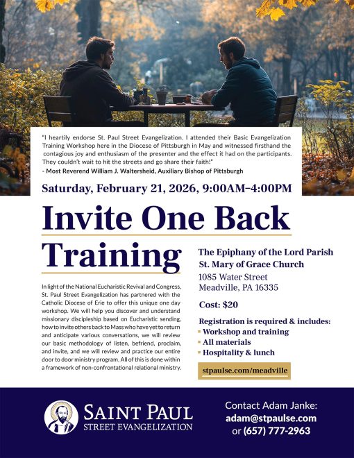 SPSE Invite One Back Meadville, PA